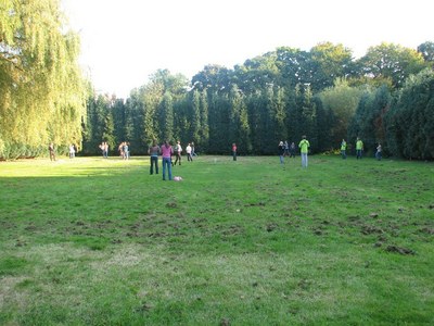 Jeux dans le parc
